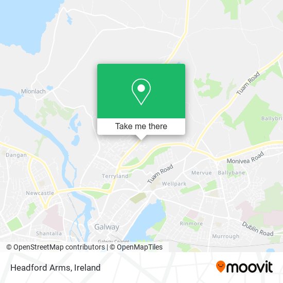 Headford Arms map