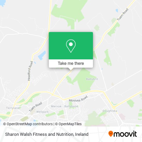 Sharon Walsh Fitness and Nutrition map