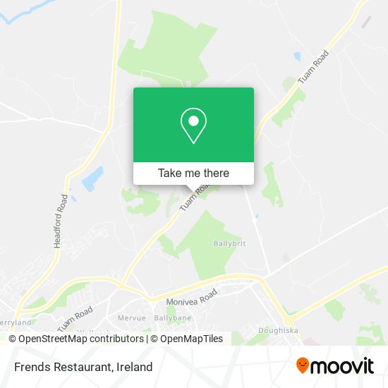 Frends Restaurant map