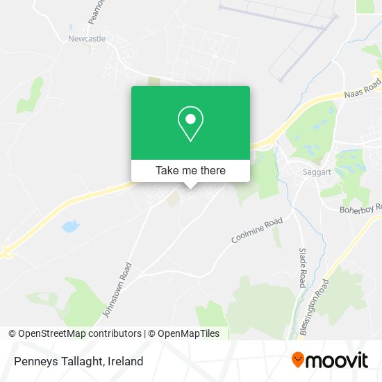 Penneys Tallaght map