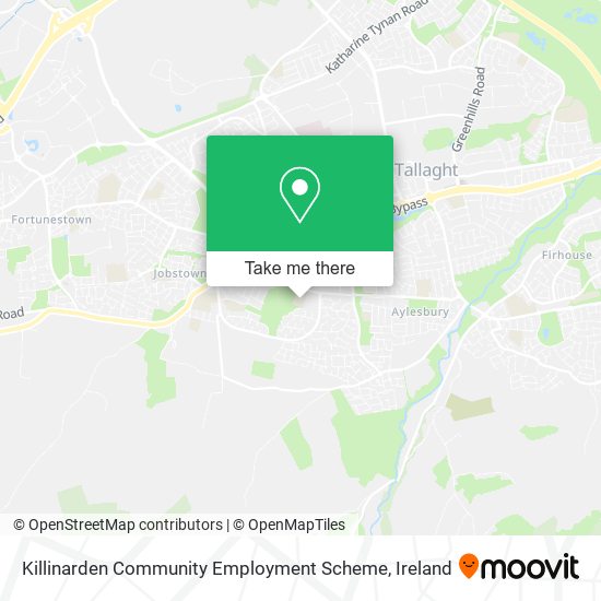 Killinarden Community Employment Scheme map