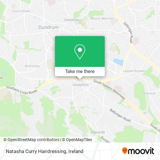 Natasha Curry Hairdressing map