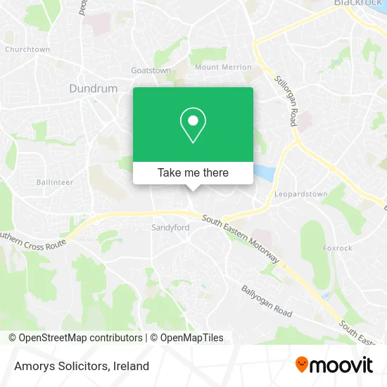 Amorys Solicitors map
