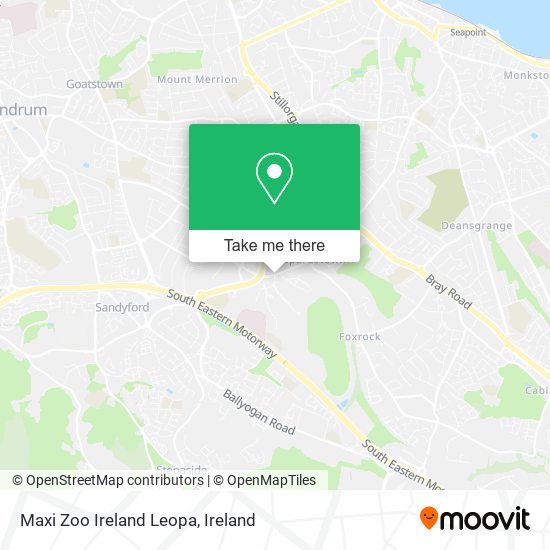 Maxi Zoo Ireland Leopa map