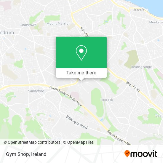 Gym Shop map