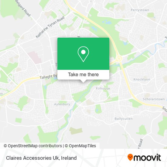 Claires Accessories Uk map