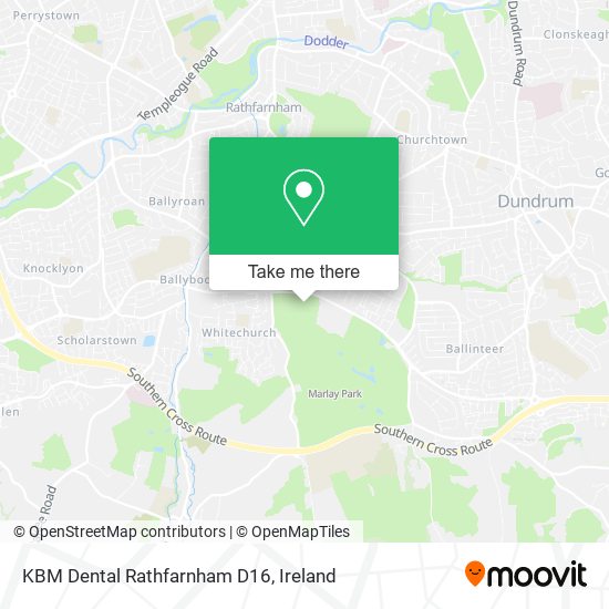 KBM Dental Rathfarnham D16 map