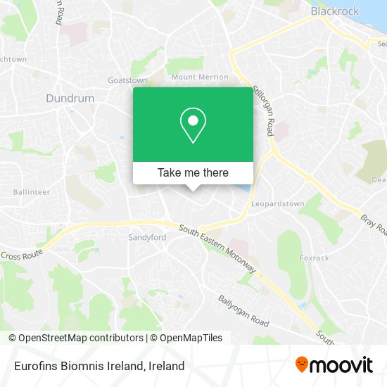 Eurofins Biomnis Ireland map