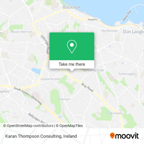 Karan Thompson Consulting map