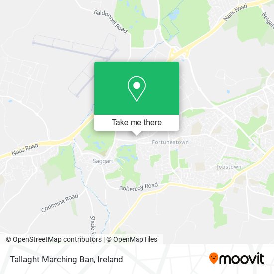 Tallaght Marching Ban map