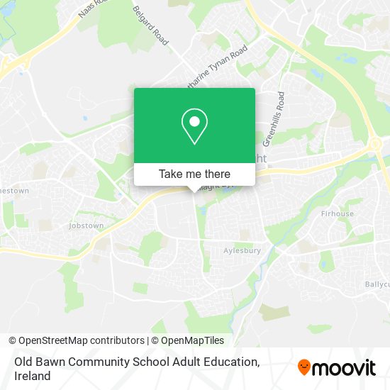 Old Bawn Community School Adult Education map