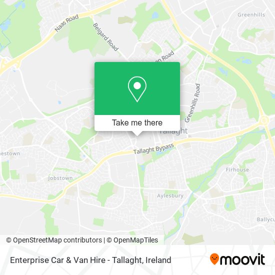 Enterprise Car & Van Hire - Tallaght map