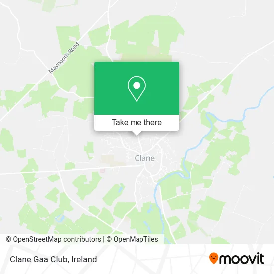 Clane Gaa Club map