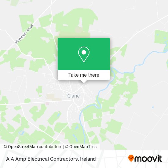 A A Amp Electrical Contractors map