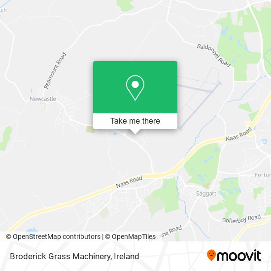 Broderick Grass Machinery map