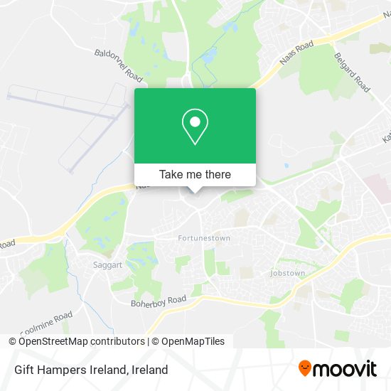 Gift Hampers Ireland map