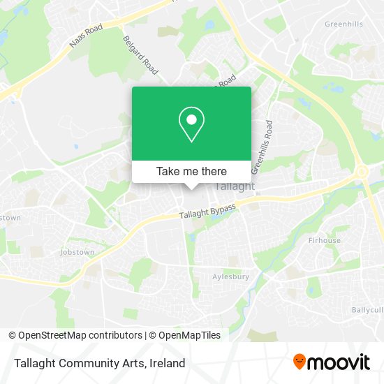 Tallaght Community Arts map