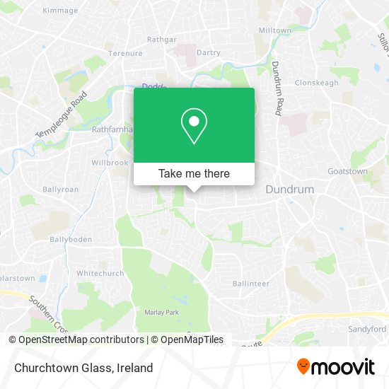 Churchtown Glass map