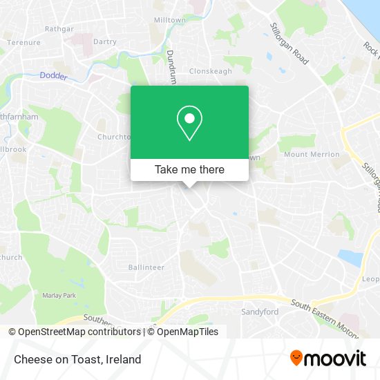 Cheese on Toast map