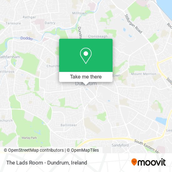 The Lads Room - Dundrum map