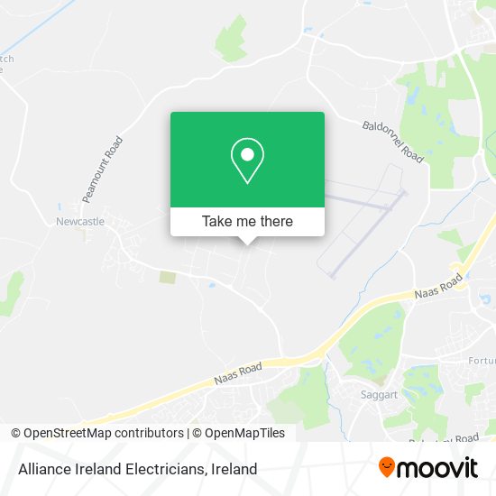 Alliance Ireland Electricians map