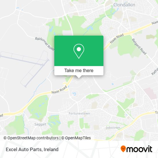 Excel Auto Parts map