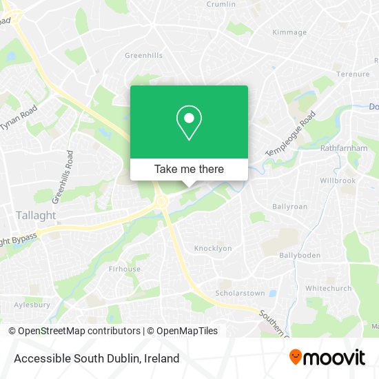 Accessible South Dublin map