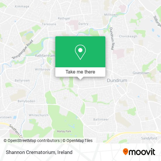Shannon Crematorium map