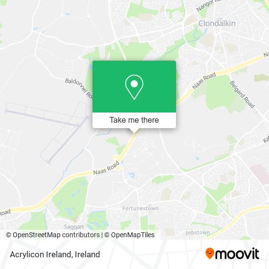 Acrylicon Ireland map