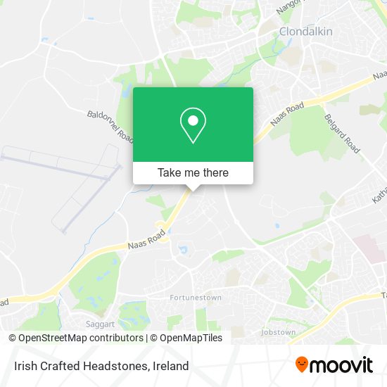 Irish Crafted Headstones map