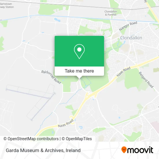Garda Museum & Archives map