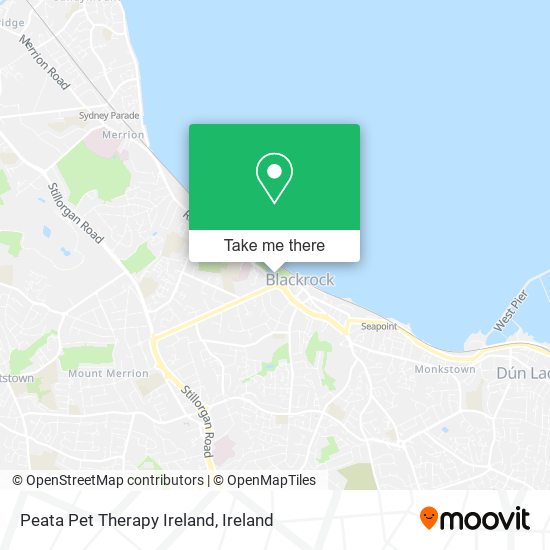 Peata Pet Therapy Ireland map