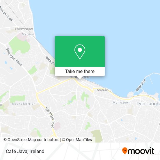 Café Java map