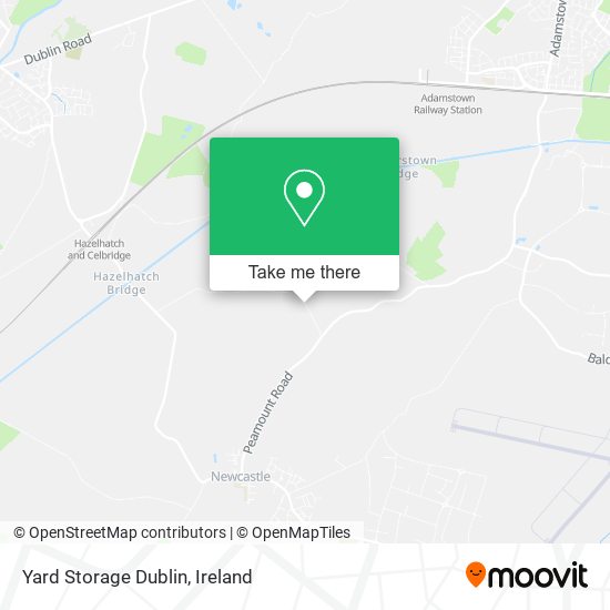 Yard Storage Dublin map