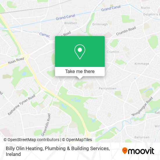 Billy Olin Heating, Plumbing & Building Services map