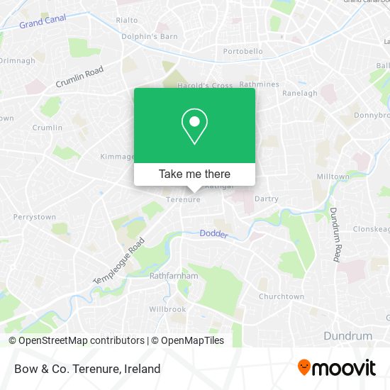 Bow & Co. Terenure map