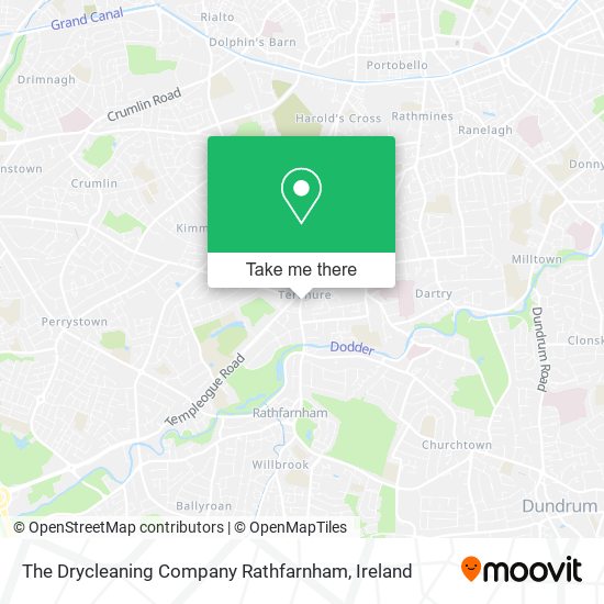 The Drycleaning Company Rathfarnham map