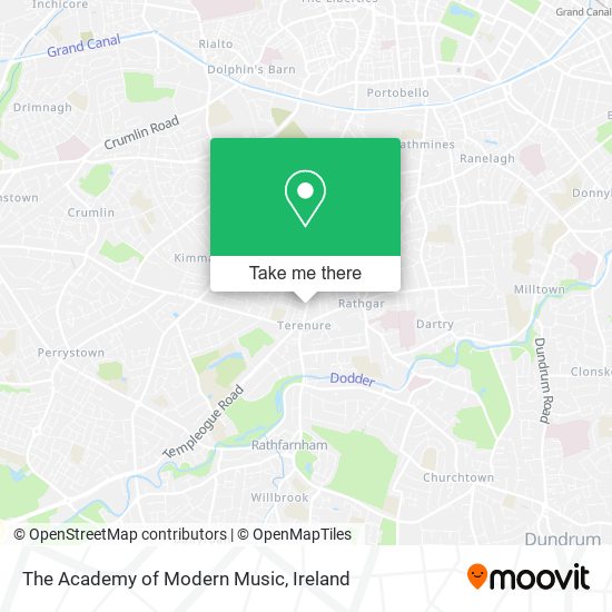 The Academy of Modern Music map