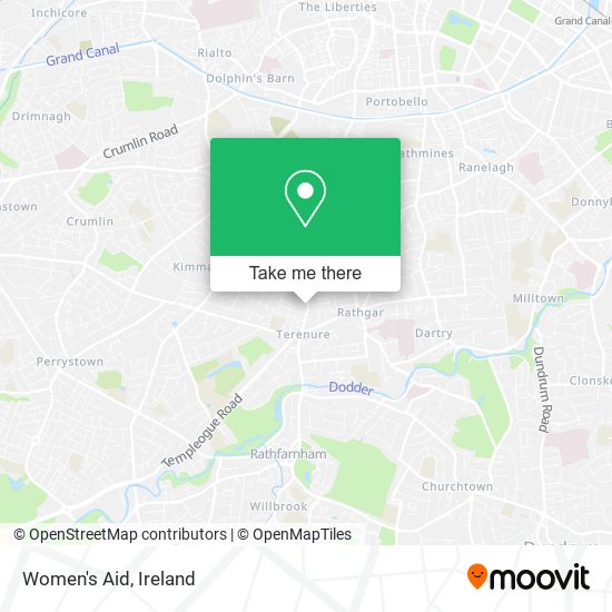 Women's Aid map