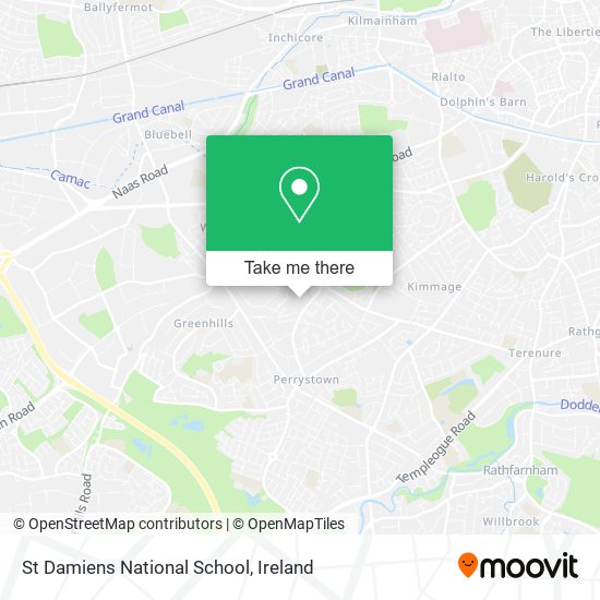 St Damiens National School map