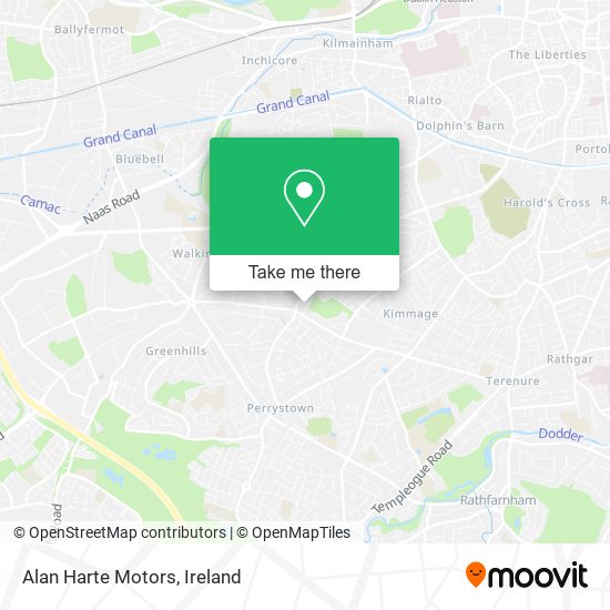 Alan Harte Motors map
