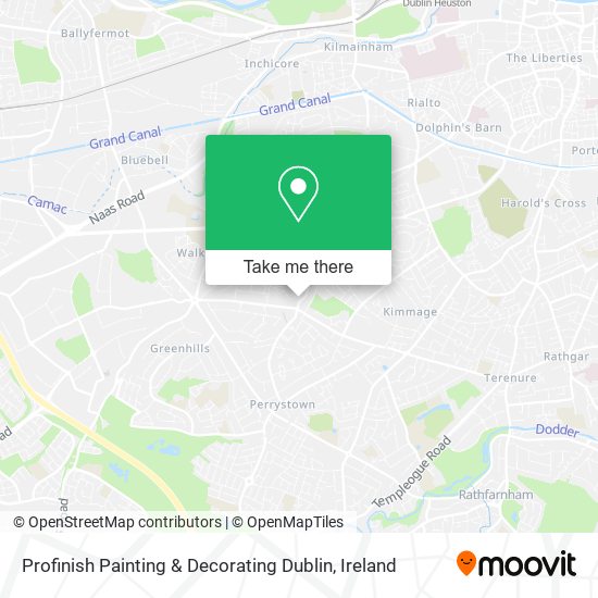 Profinish Painting & Decorating Dublin map