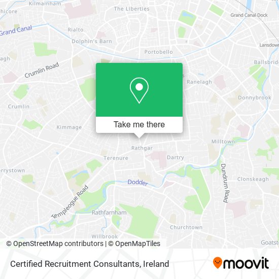 Certified Recruitment Consultants map