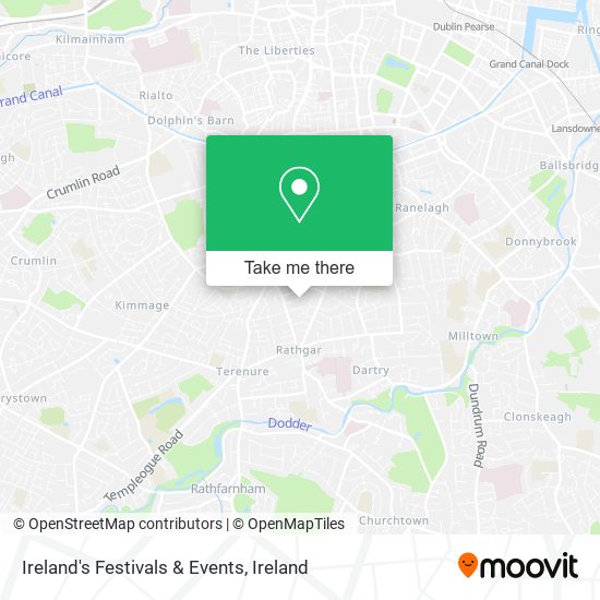 Ireland's Festivals & Events map