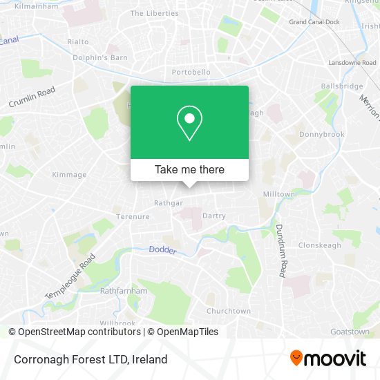 Corronagh Forest LTD map