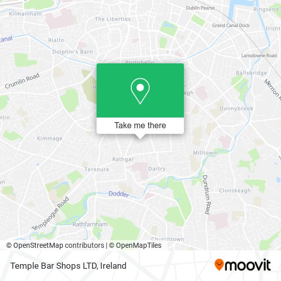 Temple Bar Shops LTD map