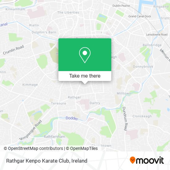 Rathgar Kenpo Karate Club map