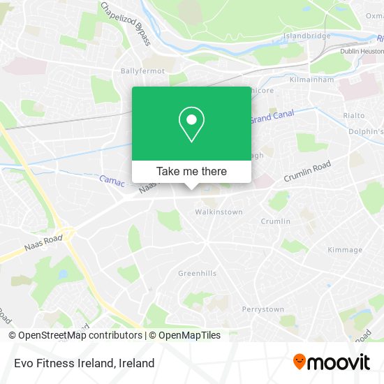 Evo Fitness Ireland map