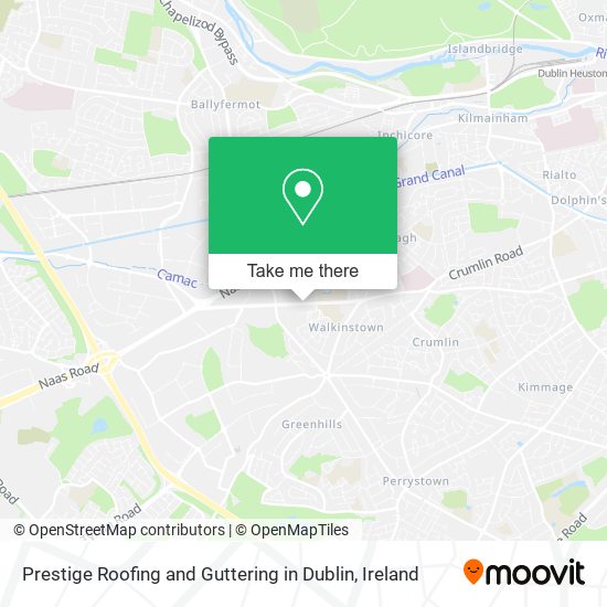 Prestige Roofing and Guttering in Dublin plan