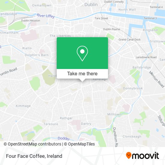 Four Face Coffee map